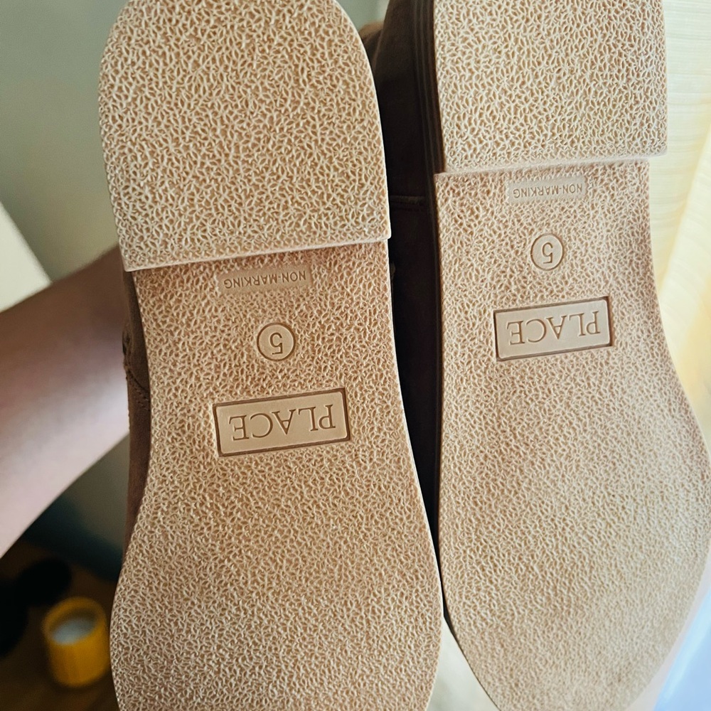 NEW Girls Slouch Bootie - Tan - Picture 5 of 6